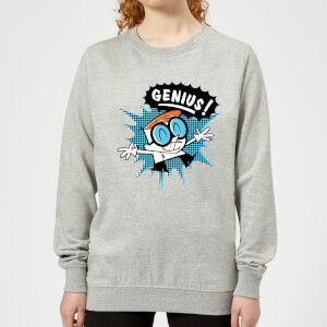 Dexters Lab Genius Women's Sweatshirt - Grey