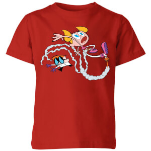 Dexters Lab Rocket Shoes Kids' T-Shirt - Red
