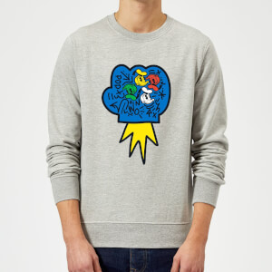 Donald Duck Pop Fist Sweatshirt - Grey