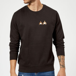 Disney Chip And Dale Backside Sweatshirt - Black