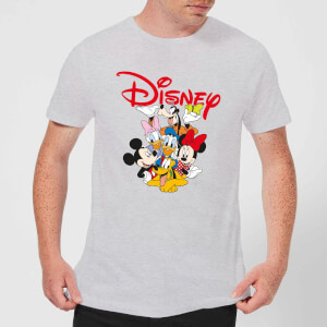 Mickey Mouse Disney Crew Herren T-Shirt - Grau