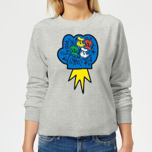 Donald Duck Pop Fist Women's Sweatshirt - Grey