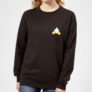Disney Donald Duck Backside Women's Sweatshirt - Black