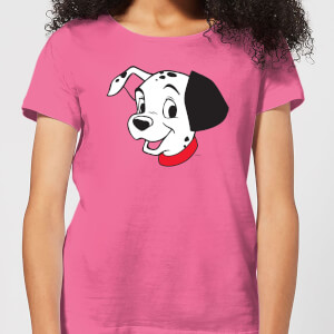 Disney 101 Dalmatians Head Women's T-Shirt - Pink