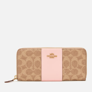 Coach Women's Colourblack Coated Canvas Wallet - Tan/Blossom