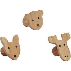 Kids Concept Figure Hooks - Set of 3