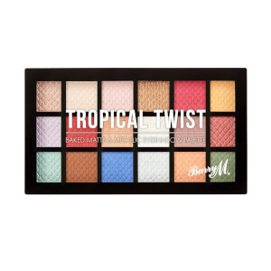 Barry M Cosmetics Baked Eyeshadow Palette Tropical Twist