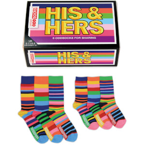 United Oddsocks His & Hers Socks Gift Set (UK 4-8 & UK 6-11)