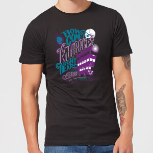 Harry Potter Knight Bus Men's T-Shirt - Black