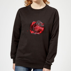 Harry Potter Gryffindor Geometric Women's Sweatshirt - Black