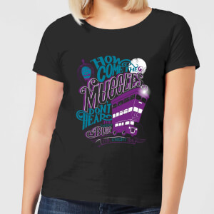 Harry Potter Knight Bus Women's T-Shirt - Black