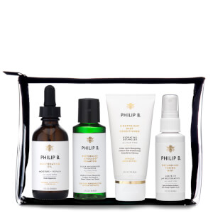 Philip B Four Step Hair & Scalp Treatment Travel Set (Incl. Paraben Free Formula Conditioner)
