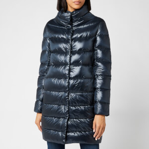 Herno Women's Dora Iconic Long Down Jacket - Navy