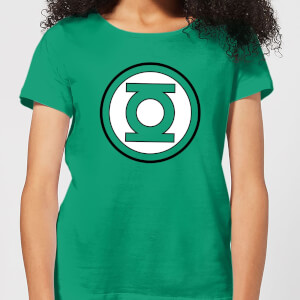 Justice League Green Lantern Logo Women's T-Shirt - Kelly Green