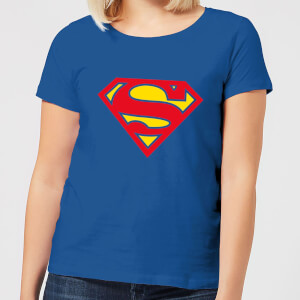 Justice League Supergirl Logo Women's T-Shirt - Royal Blue