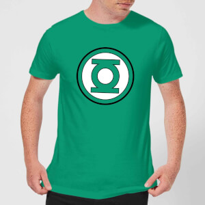 Justice League Green Lantern Logo Men's T-Shirt - Kelly Green