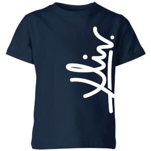 How Ridiculous XLIV Script Vertical Kids' T-Shirt - Navy