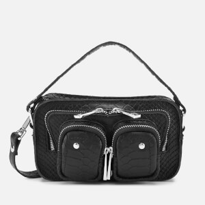 Núnoo Women's Helena Python Cross Body Bag - Black