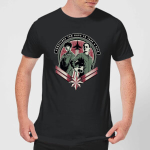 Captain Marvel Take A Risk Men's T-Shirt - Black
