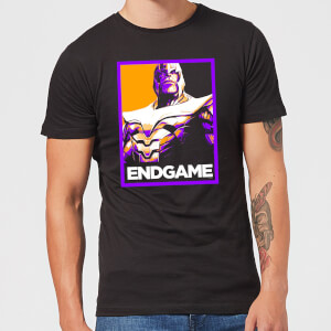 Avengers Endgame Thanos Poster Men's T-Shirt - Black