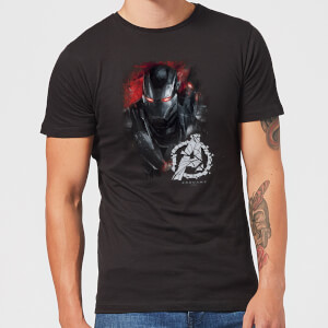 Avengers Endgame War Machine Brushed Men's T-Shirt - Black