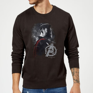 Sweat-shirt Avengers Endgame Thor Brushed Homme - Noir