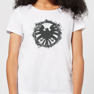 Marvel Avengers Agent Of SHIELD Logo Brushed Women's T-Shirt - White