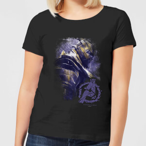 Avengers Endgame Thanos Brushed Women's T-Shirt - Black