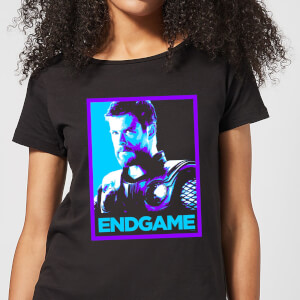 Avengers Endgame Thor Poster Women's T-Shirt - Black