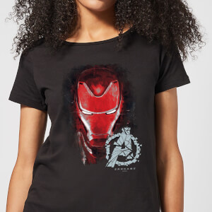 Avengers: Endgame Iron Man Brushed dames t-shirt - Zwart
