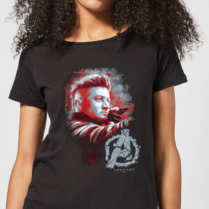 T-shirt Avengers Endgame Hawkeye Brushed - Femme - Noir