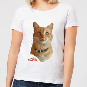 Captain Marvel Goose dames t-shirt - Wit
