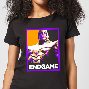 Avengers Endgame Thanos Poster Women's T-Shirt - Black