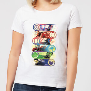 Avengers Endgame Original Heroes Women's T-Shirt - White