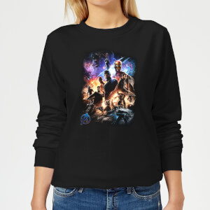 Sweat-shirt Avengers Endgame Character Montage - Femme - Noir