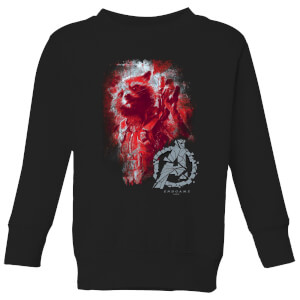 Avengers Endgame Rocket Brushed Kids' Sweatshirt - Black