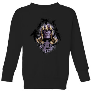 Sweat-shirt Avengers Endgame Warlord Thanos - Enfant - Noir