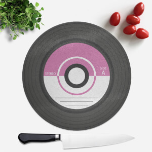 Purple Vinyl Round Chopping Board