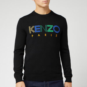 KENZO Men's Knitted Paris Jumper - Black