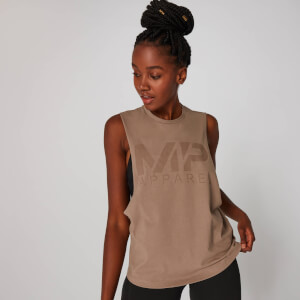 MP Branded Drop Arm Hole Vest - Praline