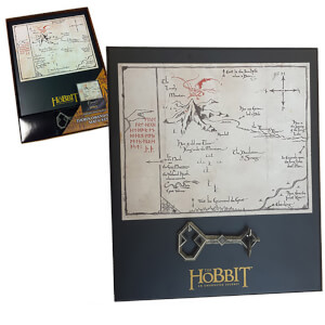 The Hobbit Thorin's 8 x 10" Map & Key Replica