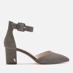 Kurt Geiger London Women's Burlington Suede Block Heels - Grey