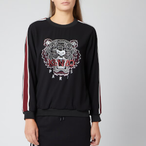 KENZO Women's Crepe Back Satin Tiger Sweatshirt - Black