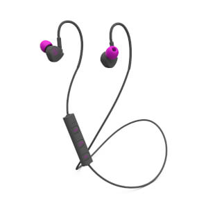 Mixx Memory Fit 1 Bluetooth Wireless Sports Earphones - Pink