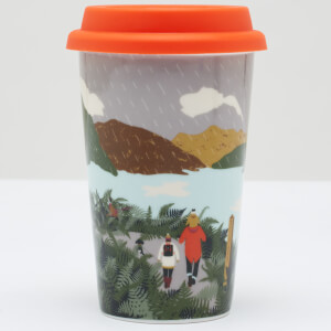 Joules White Rain Travel Mug