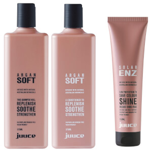 Juuce Argan Soft & Solar Enz Trio Pack (Worth $85.85)