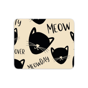 Mouse Mats Cat Meow Pattern Mouse Mat
