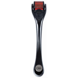 Beauty ORA Facial Microneedle Roller System - Red Head with Black Handle 0.25mm