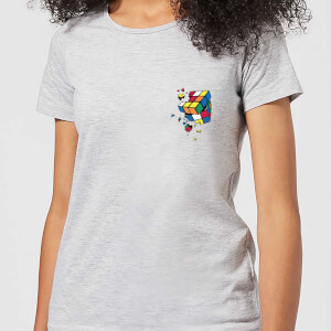 Rubik's Smash Cube Women's T-Shirt - Grey