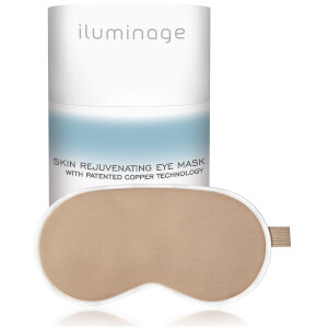 Iluminage Skin Rejuvenating Eye Mask with Anti-Aging Copper Technology – Gold